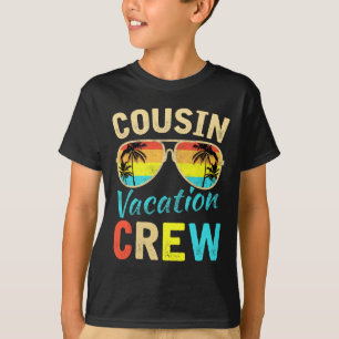 Camiseta Equipe de Primos Férias em Família Verão Férias Pr