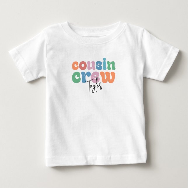 Camiseta Equipe de Primos Groovy Personalizada (Frente)