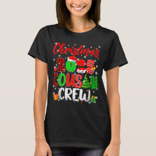 Camiseta Equipe de Primos Natal 2025 Pjs Pijamas Xmas Famíl