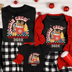 Camiseta Equipe de primos Natal correspondendo aos primos