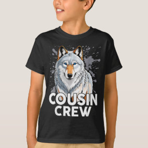 Camiseta Equipe de primos reunião de família grupo engraçad
