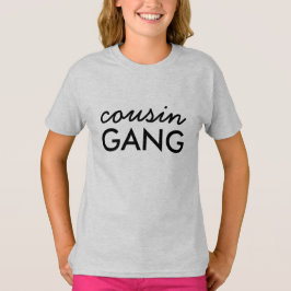Camiseta Equipe de Primos | Roupas Divertidas para Família