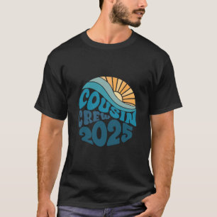 Camiseta Equipe de Primos Viagem à Praia Ensolarada Férias