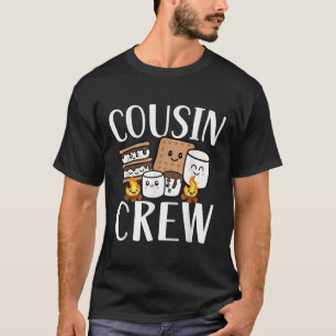Camiseta Equipe de Primos Viagem de Camping 2024 Grupo de F