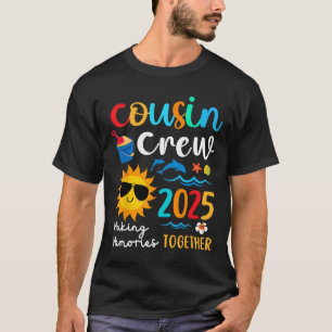 Camiseta Equipe de Primos Viagem de Família à Praia nas Fér
