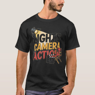 Camiseta Equipe de Produção de Filme