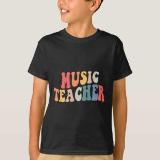 Camiseta Equipe de professor de música Groovy Professor de