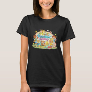Camiseta Equipe de Professor de Pré-K – Design Fofo de Pré-