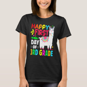 Camiseta Equipe de Professora de Lhama Fofa da 3ª Série Ter