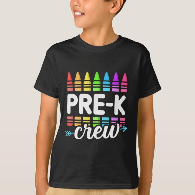 Camiseta Equipe de professores da pré-escola Hello Byck Sch (Frente)