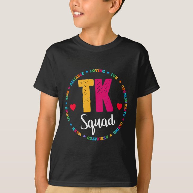 Camiseta Equipe de Professores de Jardim de Infância Transi (Frente)