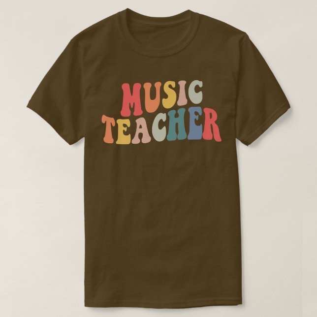 Camiseta Equipe De Professores De Música Em Groovy Traga Pr (Frente do Design)