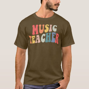 Camiseta Equipe De Professores De Música Em Groovy Traga Pr