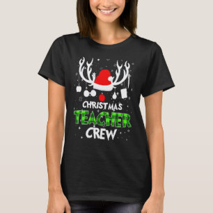 Camiseta Equipe de professores de Natal Buffalo Plaid Famíl