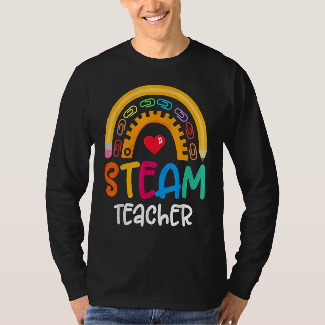 Camiseta Equipe De Professores De Vapor De Volta Ao Estômag (Frente)