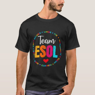 Camiseta Equipe de professores de volta às aulas - Equipe E