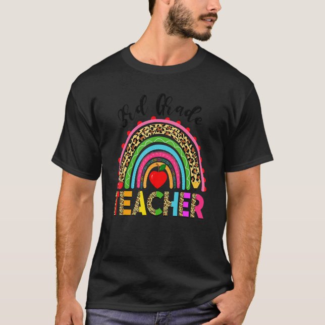 Camiseta Equipe de Professores do 3º ano do Rainbow Leopard (Frente)