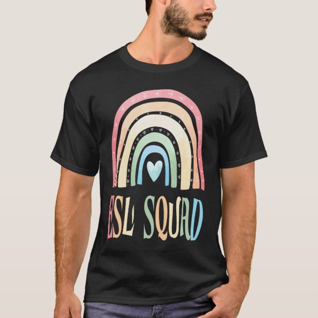 Camiseta Equipe de professores do ESL Squad de volta às aul (Frente)