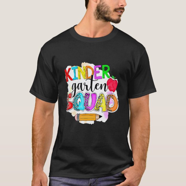 Camiseta Equipe de Professores do Jardim de Infância Boho L (Frente)