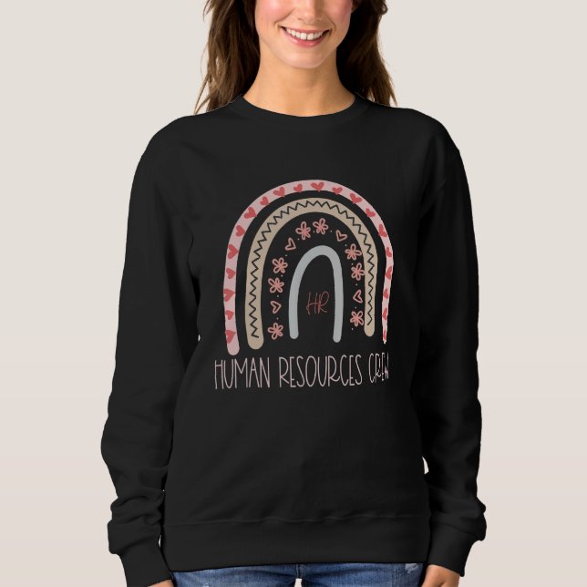 Camiseta Equipe De Recursos Humanos Tripulação Hr Funcionár (Frente)