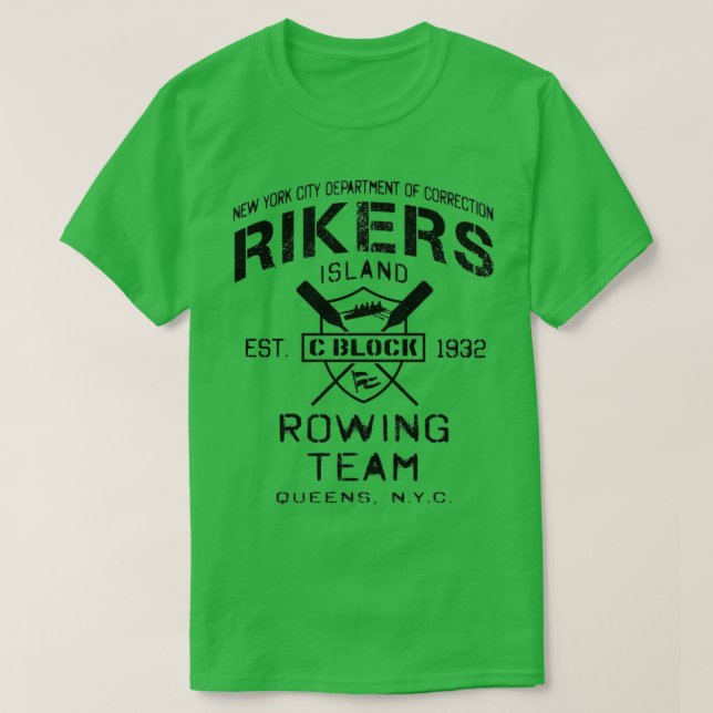 Camiseta Equipe de Remoção da Ilha Rikers (Frente do Design)