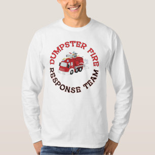 Camiseta Equipe de Resposta a Incêndio em Lixeira