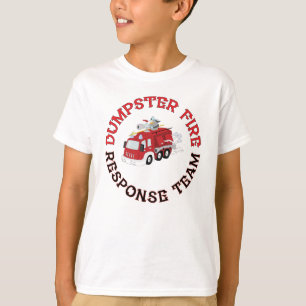 Camiseta Equipe de Resposta a Incêndio em Lixeira