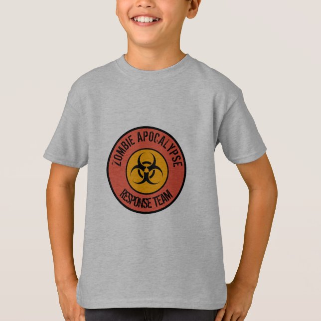 Camiseta Equipe de Resposta Apocalypse Zombie (Frente)