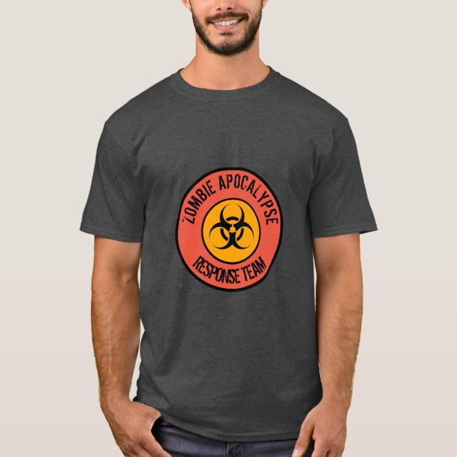Camiseta Equipe de Resposta Apocalypse Zombie (Frente)