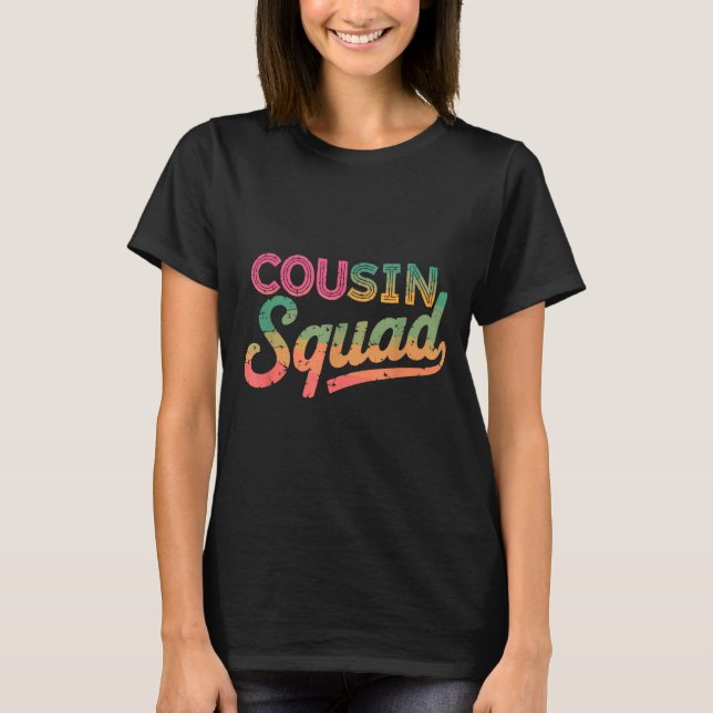 Camiseta Equipe de Reunião de Encontro Familiar Prima Squad (Frente)