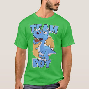Camiseta Equipe de Revolução de Gênero Boy Dinosaur Team Bo