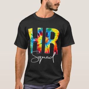 Camiseta Equipe de RH Dia de Apreciação Tie Dye Olá De Volt
