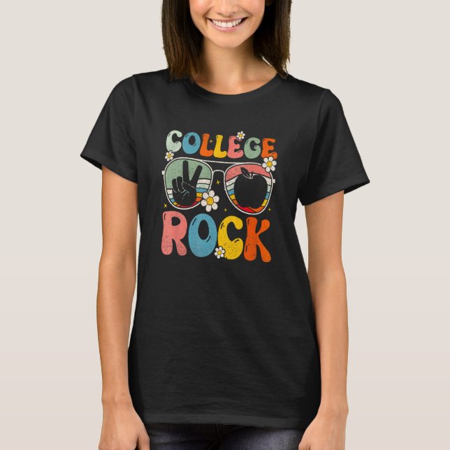 Camiseta Equipe de Rock da Faculdade Professor Universitári (Frente)
