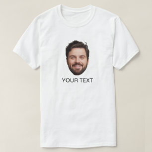 Camiseta Equipe de Rosto Personalizado Presente Divertido P