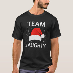 Camiseta Equipe de roupas de natal de Casal travesso
