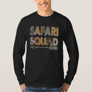 Camiseta Equipe de Safari Animais Selvagens Turista Viagem