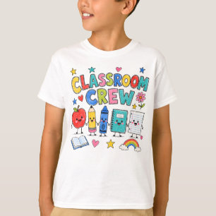 Camiseta Equipe de Sala de Aula Fofa Decoração para Profess