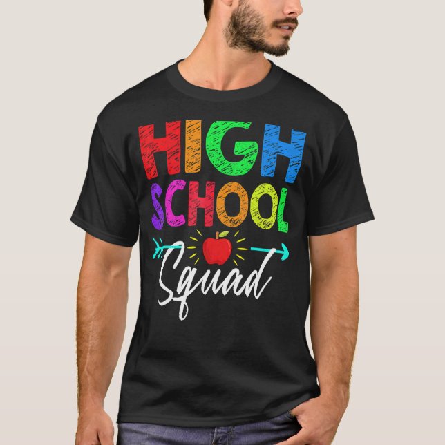 Camiseta Equipe De segundo grau De Professores De Esquadra  (Frente)