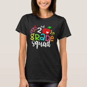 Camiseta Equipe De Segundo Grau De segundo Gráfico De Segun