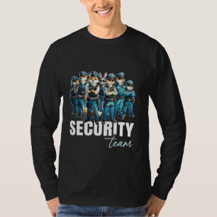 Camiseta Equipe de Segurança Anime Engraçada - Equipe de Se