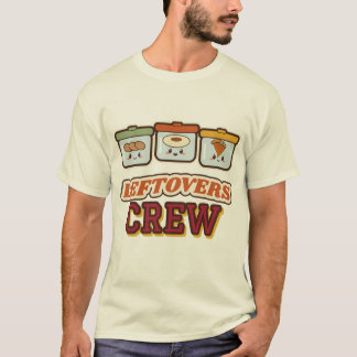 Camiseta Equipe de Sobras Engraçado Dia de Ação de Graças F