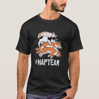 Camiseta Equipe de Soneca de Animais Preguiçosos e Divertid