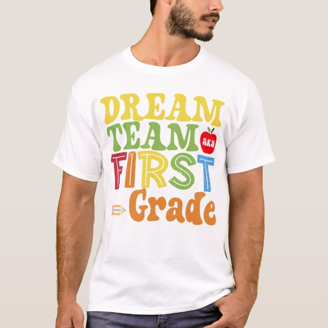 Camiseta equipe de sonho de volta à escola (Frente)