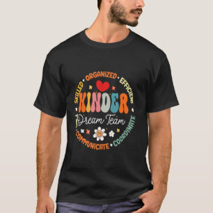 Camiseta Equipe de Sonho Groovy Kinder Professor Primeiro D