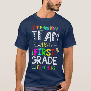 Camiseta Equipe de Sonho Primeira 1rua Professores Engraçad