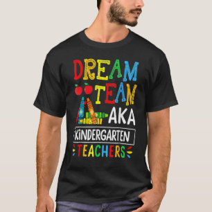 Camiseta Equipe De Sonhos Aka Kindergarten Professora Engra