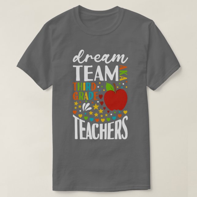 Camiseta Equipe de Sonhos AKA Professores do Terceiro Grau  (Frente do Design)