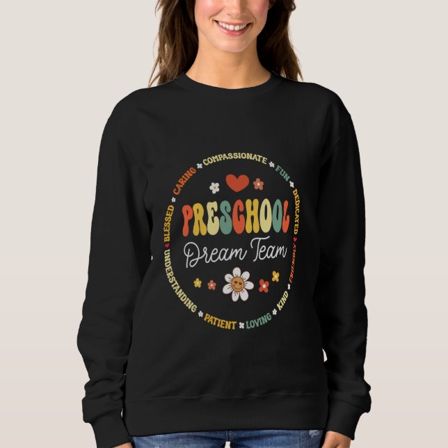 Camiseta Equipe De Sonhos De Pré-Escolas De Volta À Apprec  (Frente)