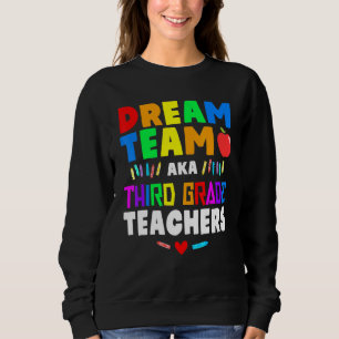 Camiseta Equipe de Sonhos de Volta à Tripulação Escolar Pro