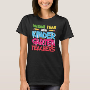 Camiseta Equipe de Sonhos do Jardim Infantil Aka Professore